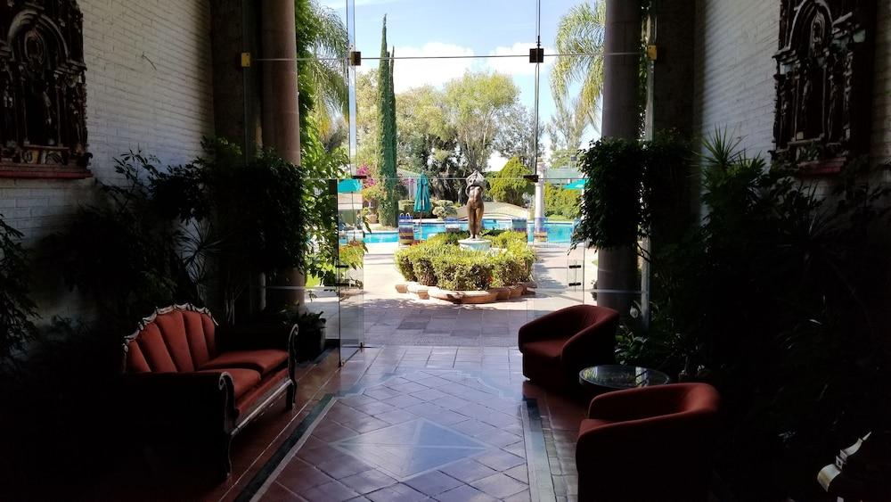 Gran Hotel Hacienda De La Noria Ακουασκαλιέντες Εξωτερικό φωτογραφία The lobby of the hotel