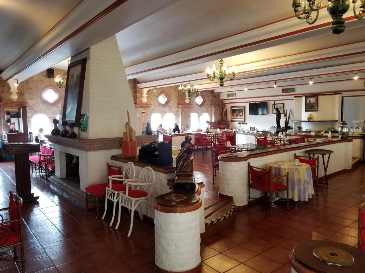 Gran Hotel Hacienda De La Noria Ακουασκαλιέντες Εξωτερικό φωτογραφία Interior of the restaurant