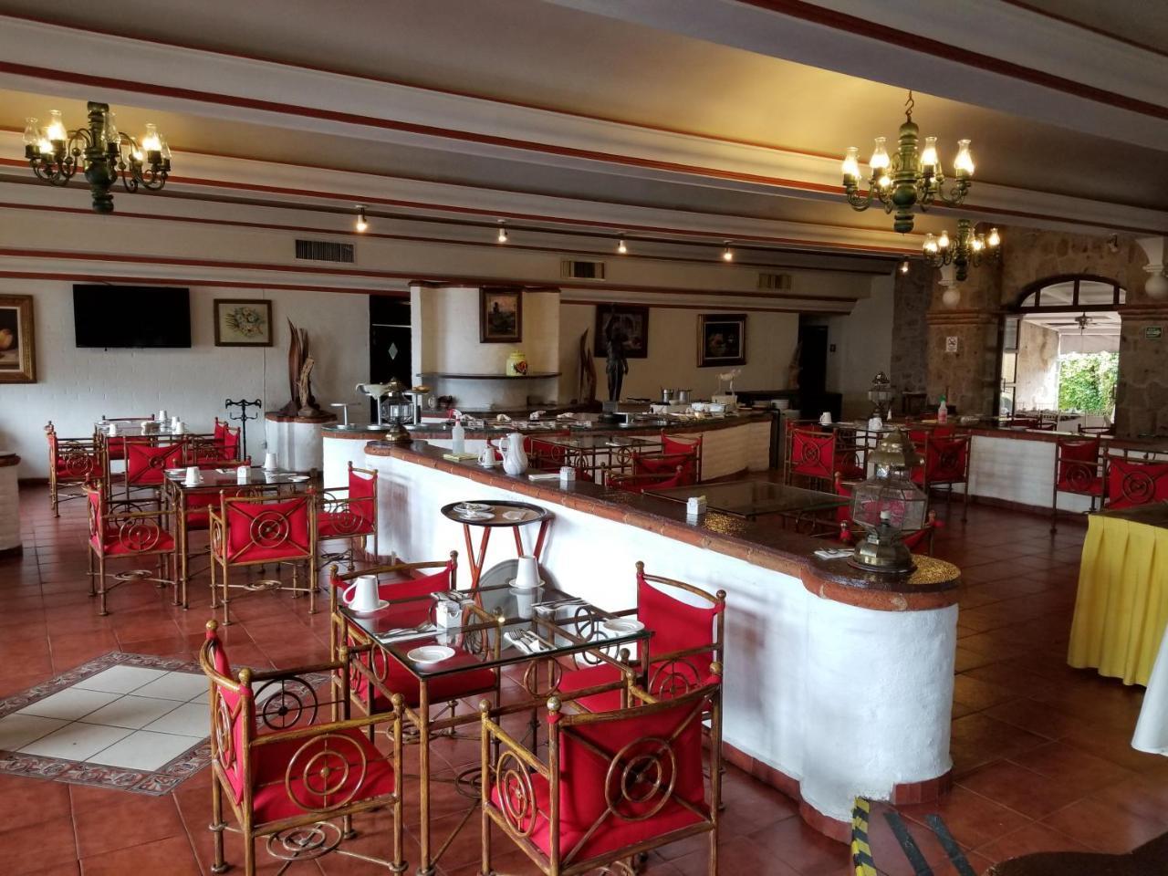 Gran Hotel Hacienda De La Noria Ακουασκαλιέντες Εξωτερικό φωτογραφία The restaurant at the hotel