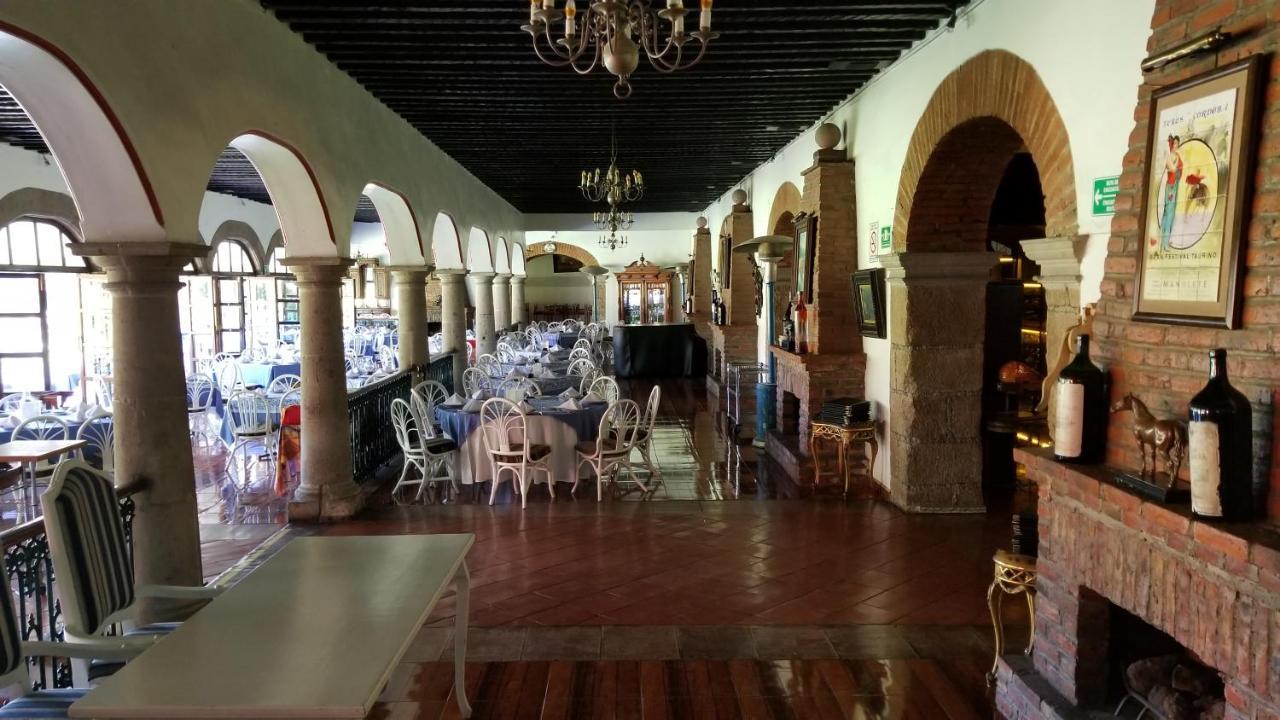 Gran Hotel Hacienda De La Noria Ακουασκαλιέντες Εξωτερικό φωτογραφία Restaurant in the hotel